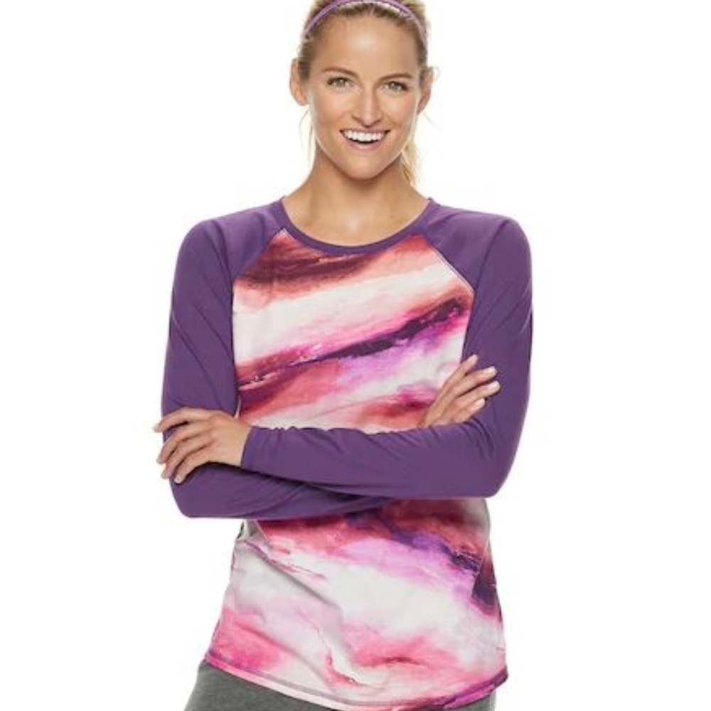 NWOT Women's Tek Gear® Crewneck Long Sleeve Tee